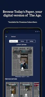 The Age android App screenshot 1